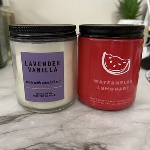 2 BBW Single Wick Candles